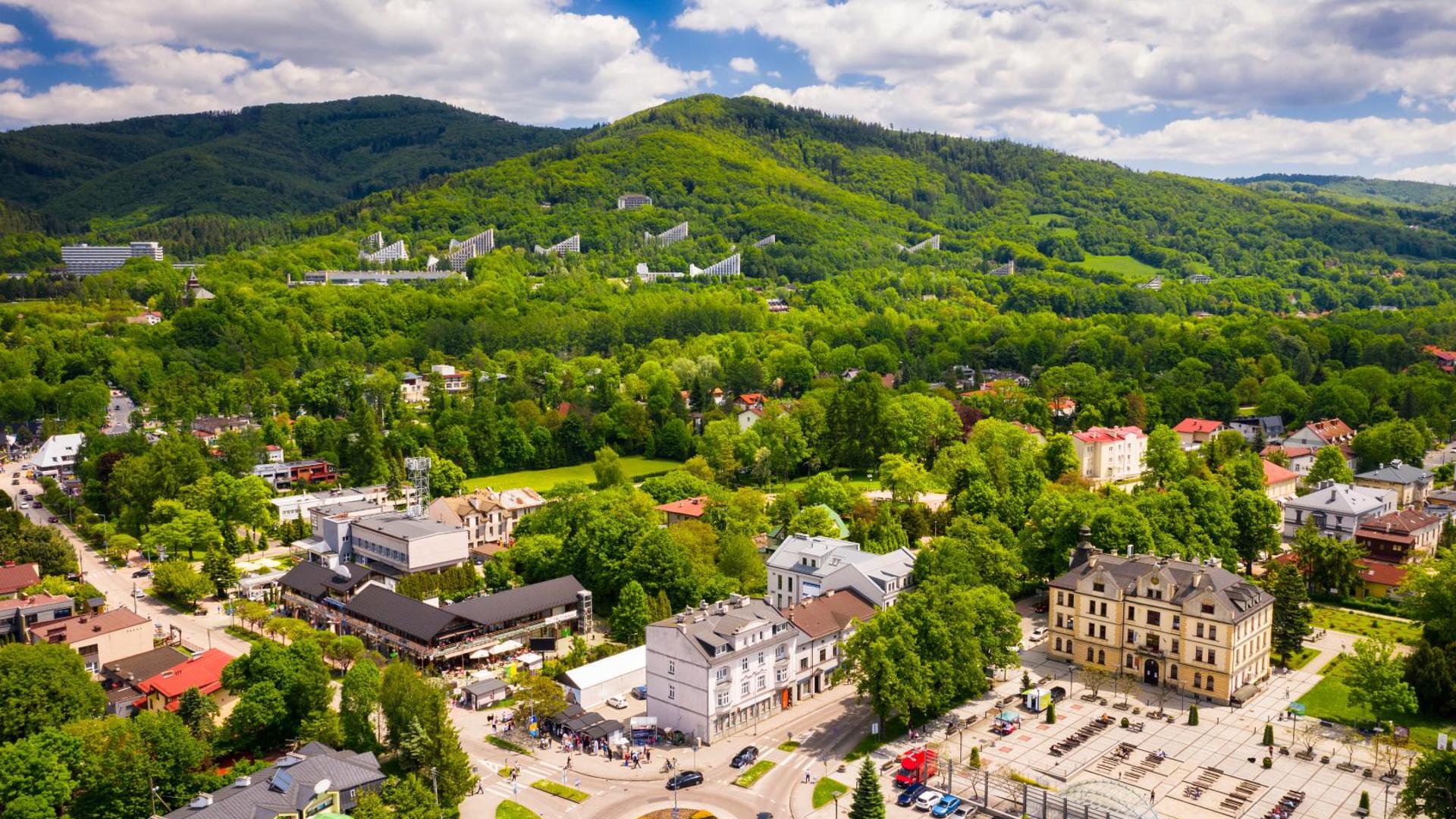 Panorama miasta Ustroń